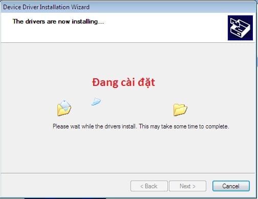 quá trình cài đặt driver cho arduino