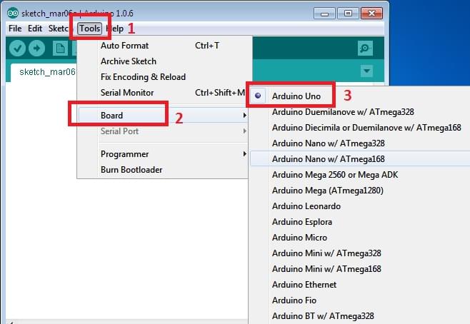 cách nạp chương trình cho arduino uno r3