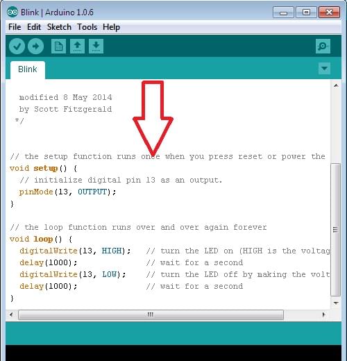 chương trình mẫu của arduino uno r3