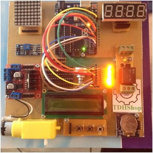 điều khiển 8 led đơn bằng arduino