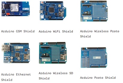 một số shield thông dụng cho arduino