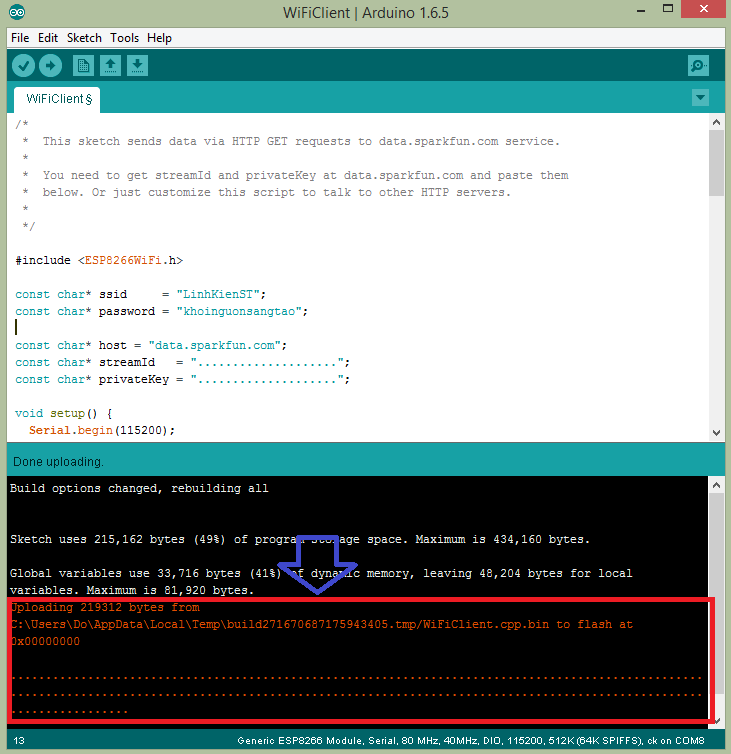 lập trình điều khiển esp8266