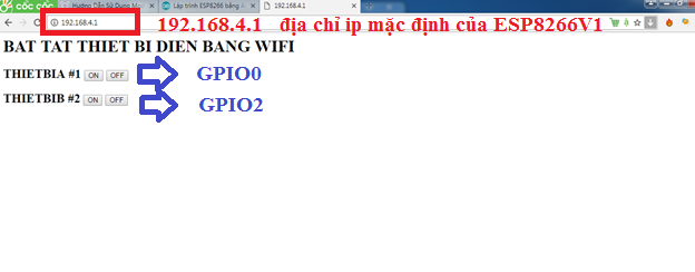 lập trình điều khiển esp8266v1