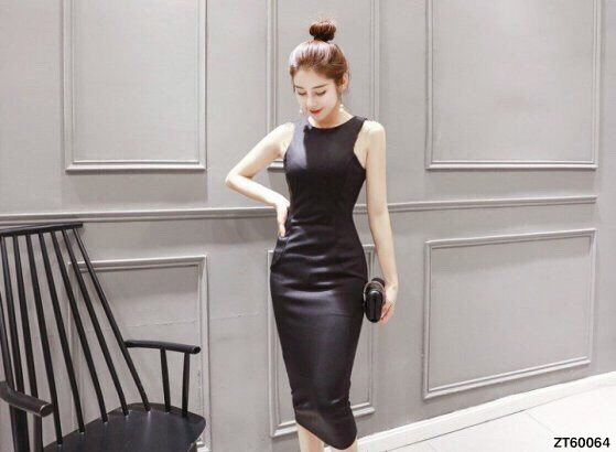 Đầm body Đen xinh xắn _ HA278