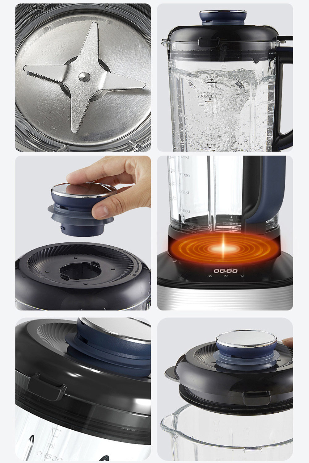 Máy Xay Nấu Sữa Hạt Bear PBJ-B06S2