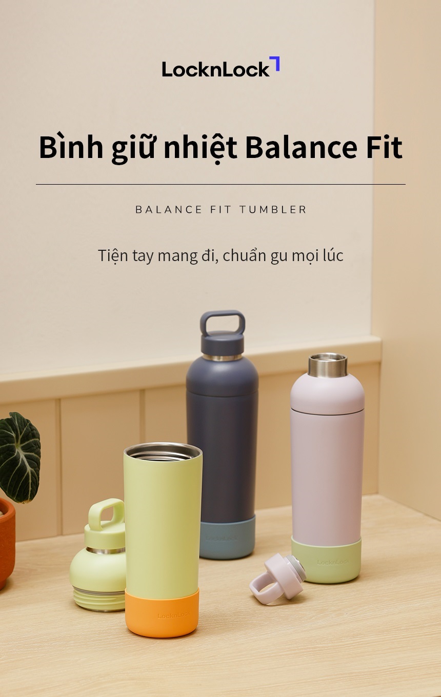 Bình giữ lạnh LocknLock Balance Fit Tumbler LHC4400