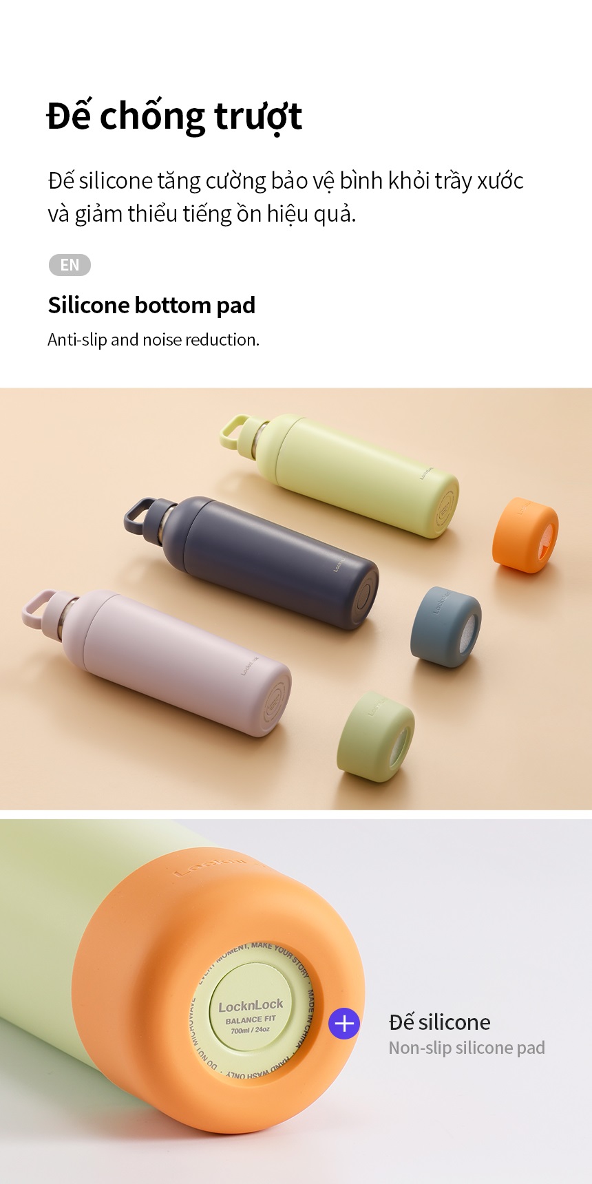 Bình giữ lạnh LocknLock Balance Fit Tumbler LHC4400