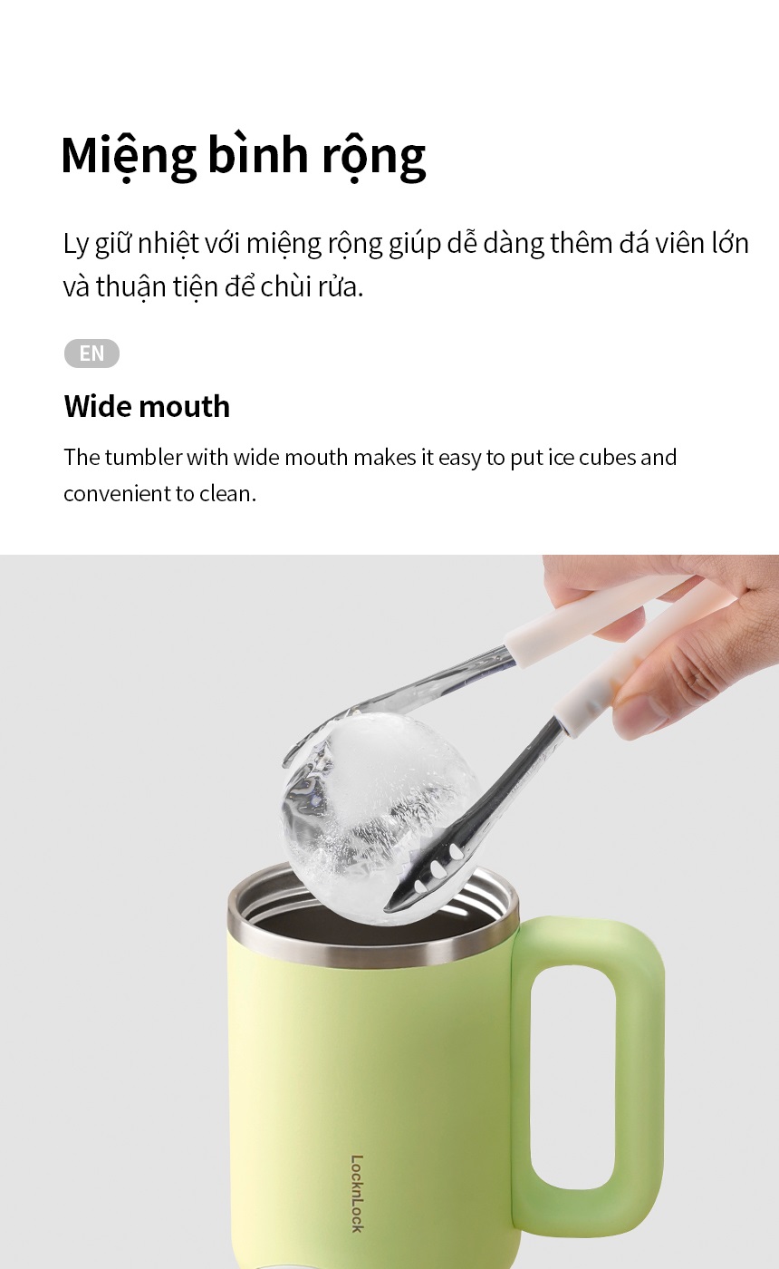 Ly giữ nhiệt LocknLock Balance Grip Tumbler LHC4397 inox 304 900ml