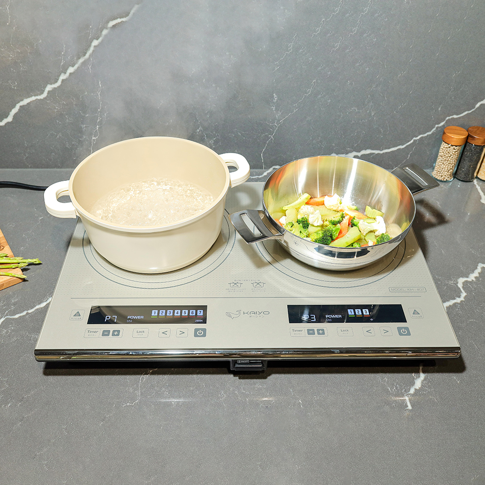 Bếp từ đôi lõi đồng 100% KAIYO công suất 3300w bảo hành chính hãng 2 năm KIH-407