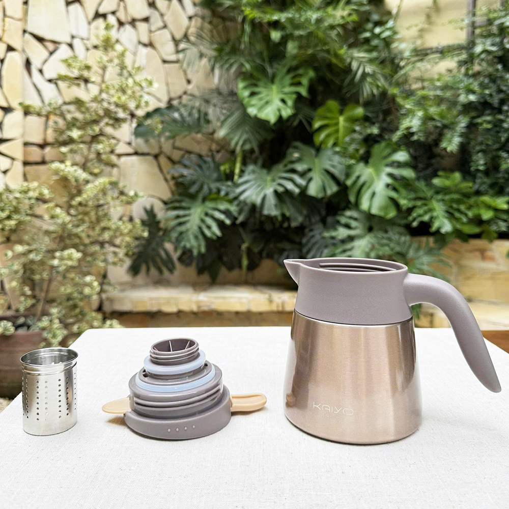 Bình giữ nhiệt inox 304 Kaiyo có lõi lọc trà 500ml