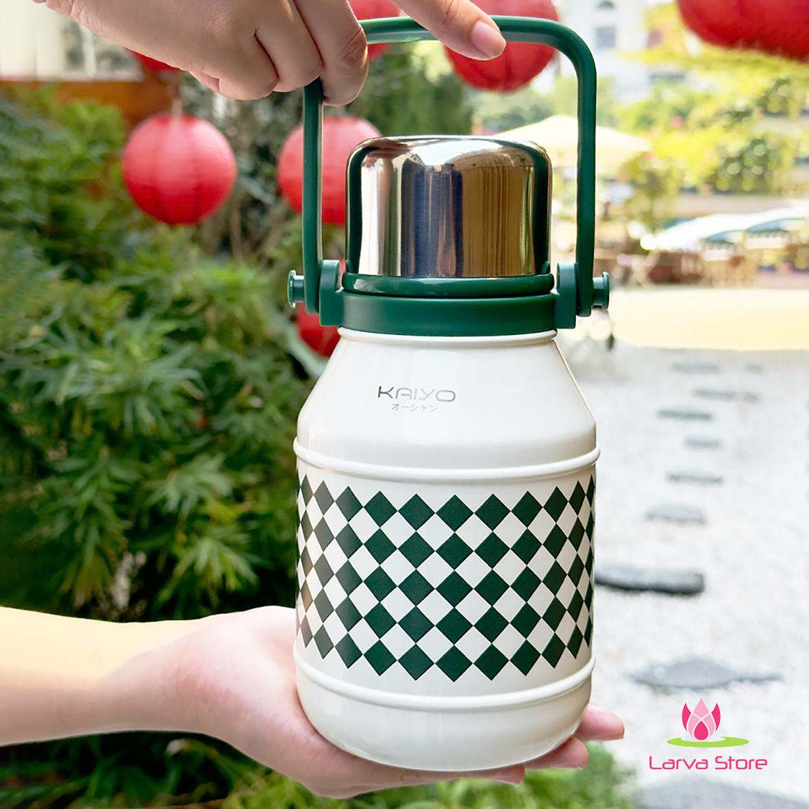 Phích Giữ Nhiệt 2 Lớp Inox 304 Kaiyo 800ml