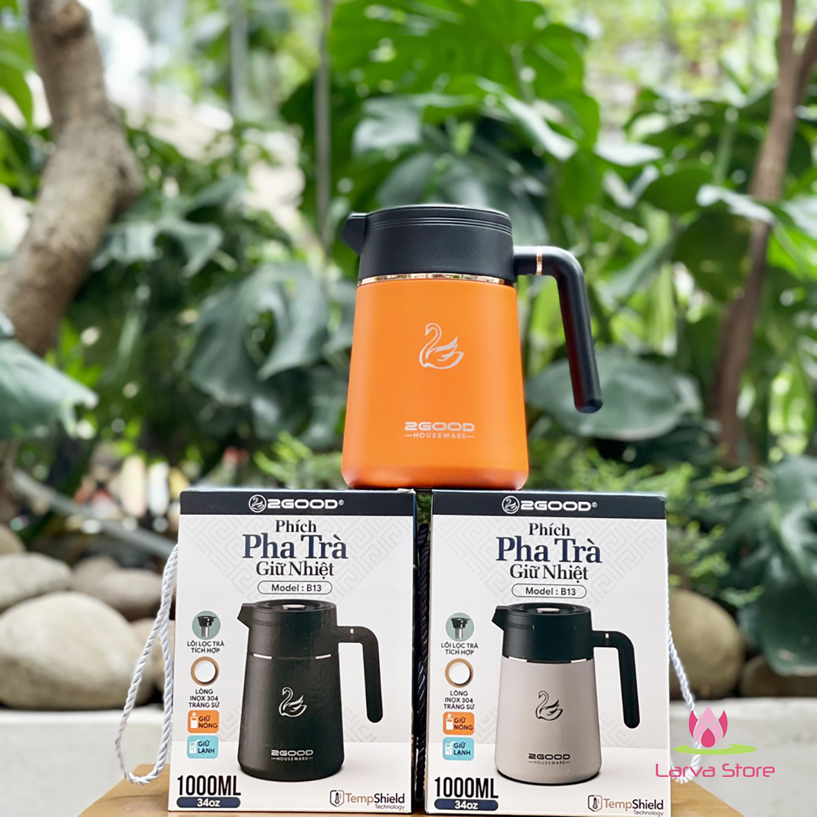 Bình Pha Trà Giữ Nhiệt 2GOOD B13