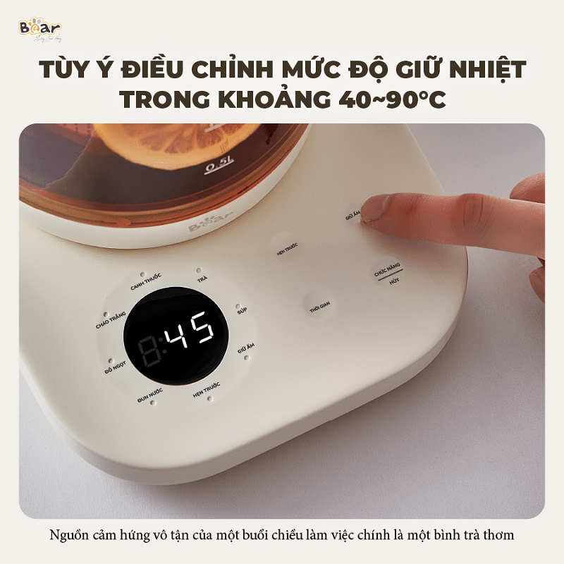 Bình Pha Trà Giữ Nhiệt Bear SB-PT15K