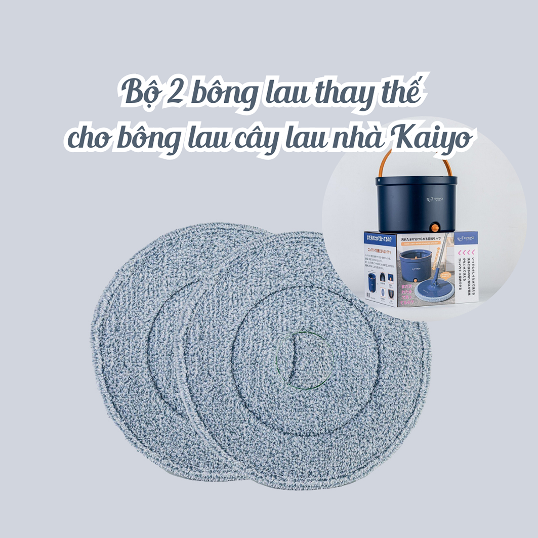 Set 2 miếng bông lau cao cấp Kaiyo