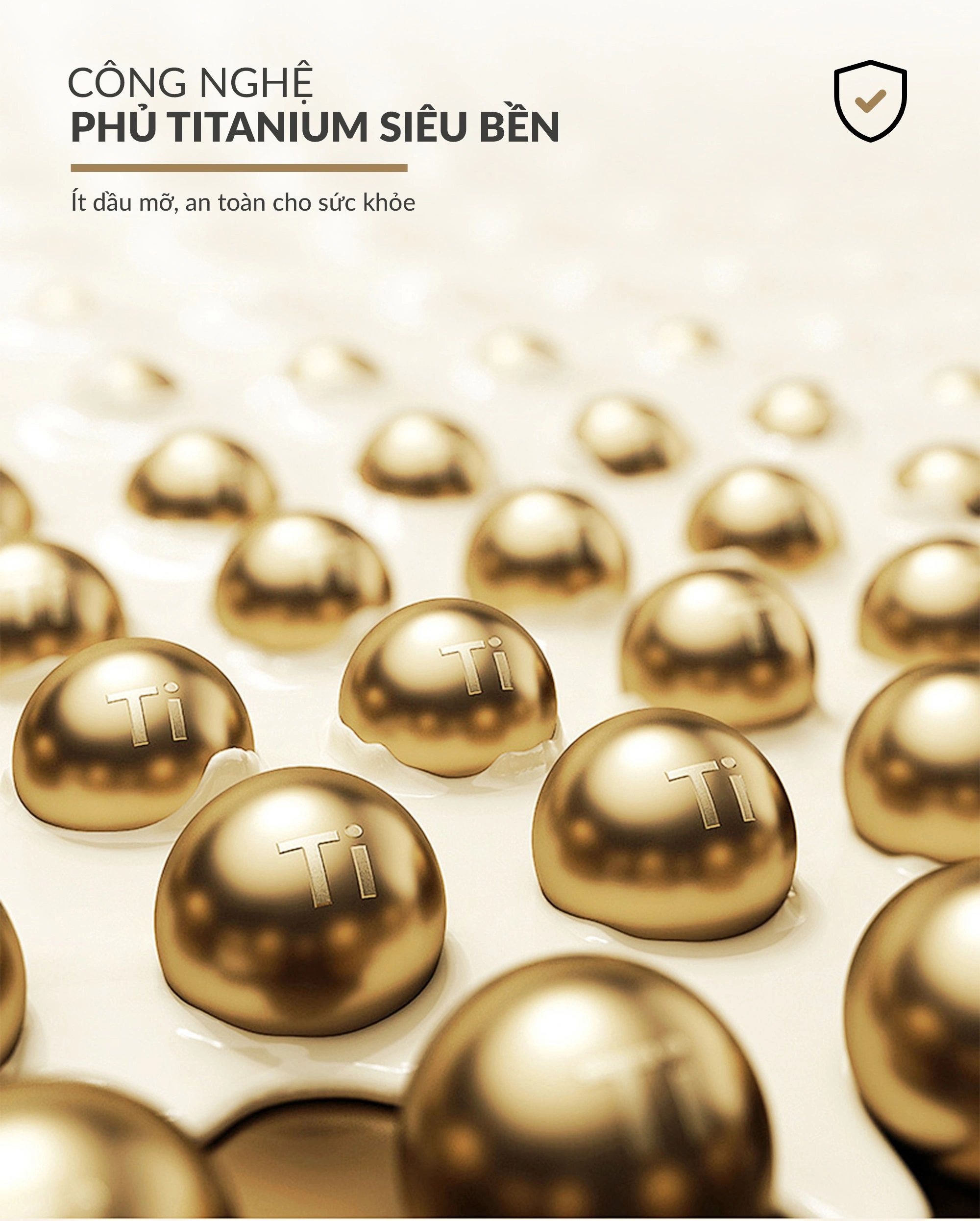 Bộ nồi Titanium Aura Haatz lòng siêu chống dính 7 lớp đáy dày dặn dùng mọi loại bếp (18cm, 20cm, 24cm)