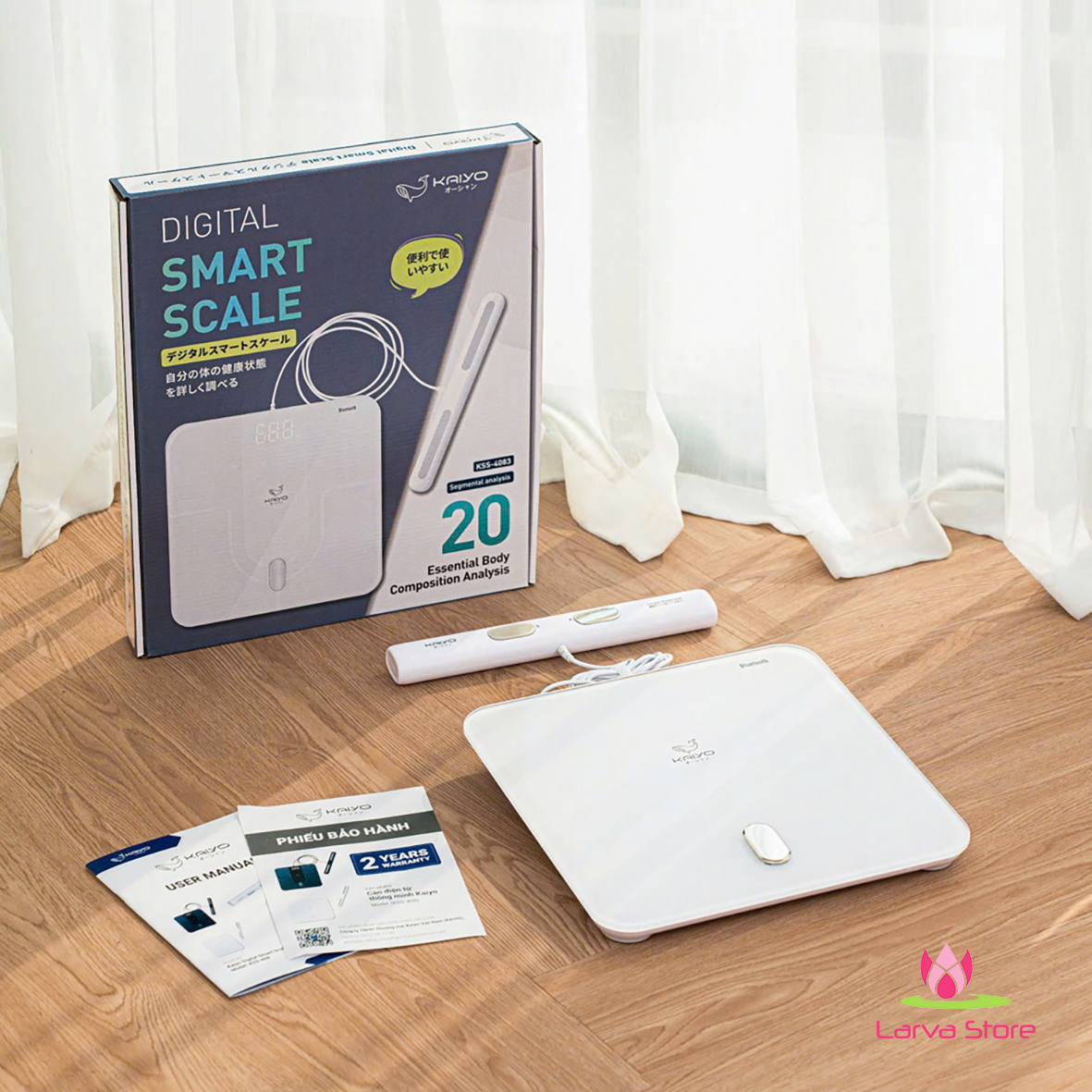 Cân sức khoẻ và phân tích 20 chỉ số cơ thể Kaiyo KSS-408