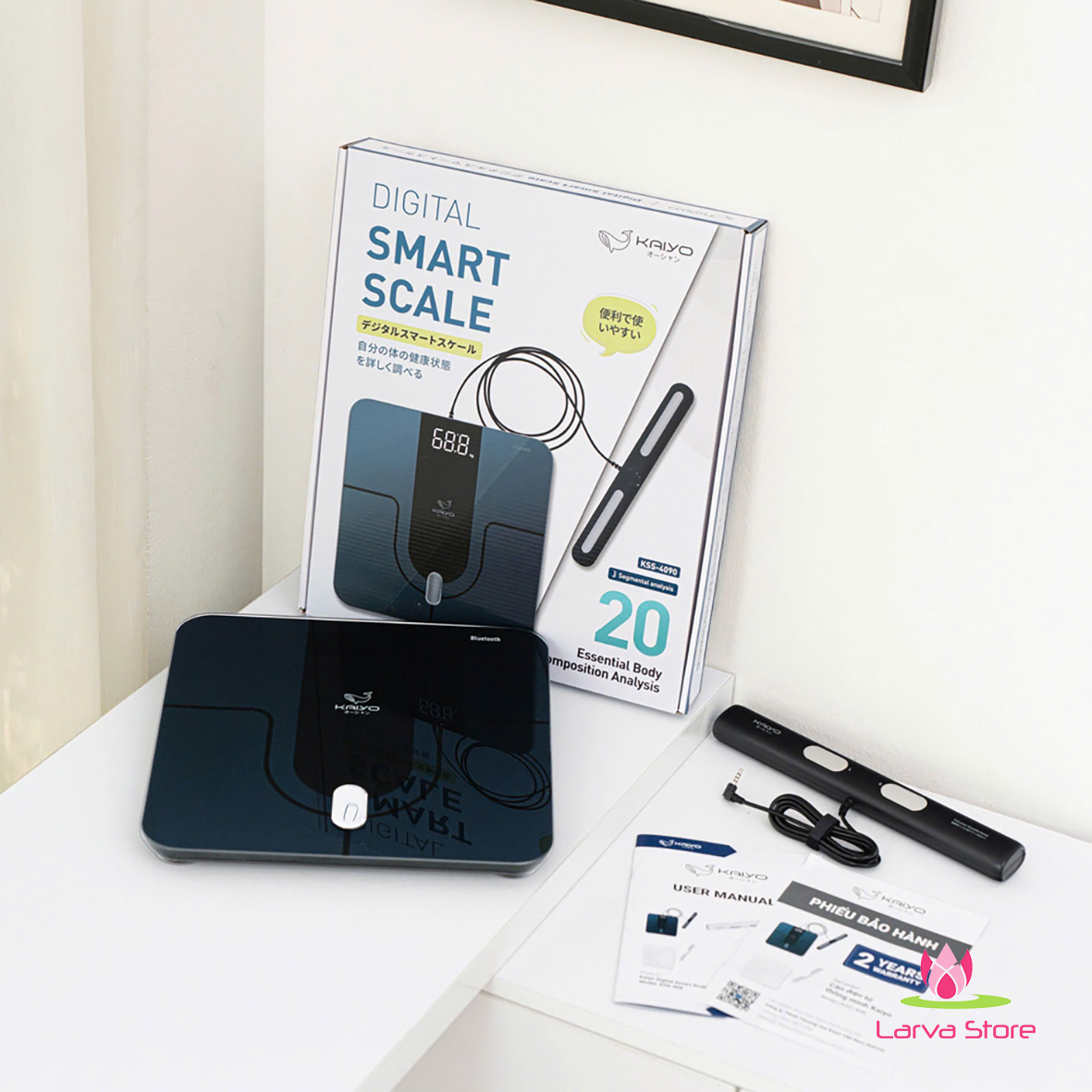 Cân sức khoẻ và phân tích 20 chỉ số cơ thể Kaiyo KSS-408