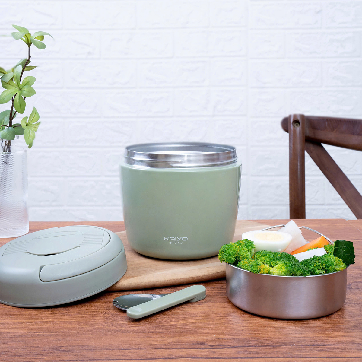 Cặp lồng giữ nhiệt 2 tầng inox 304 Kaiyo