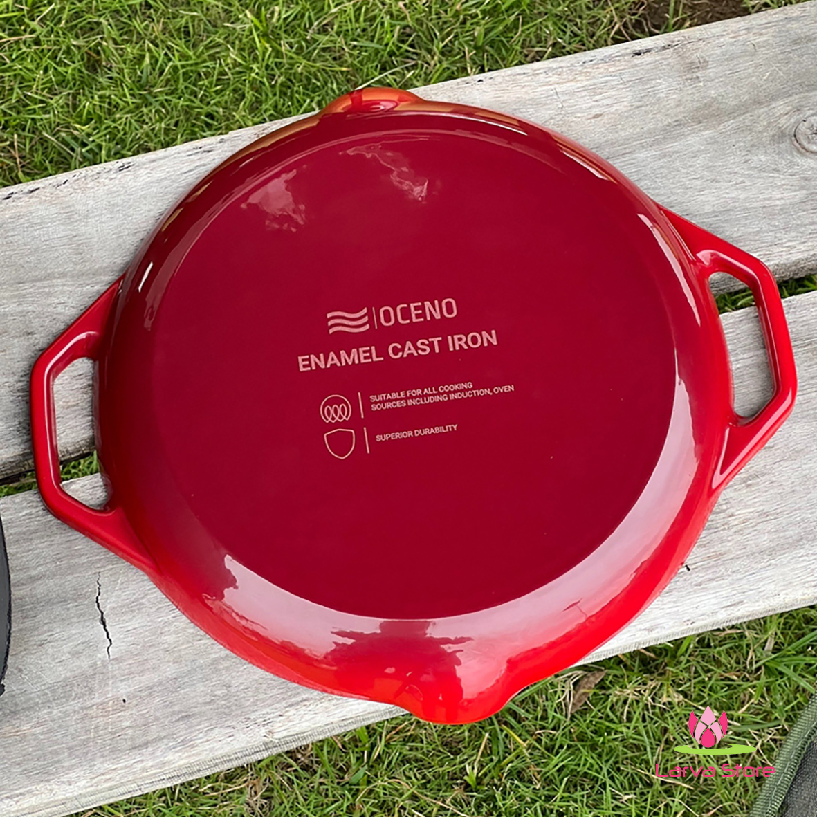 Chảo Gang Nướng Oceno 26cm