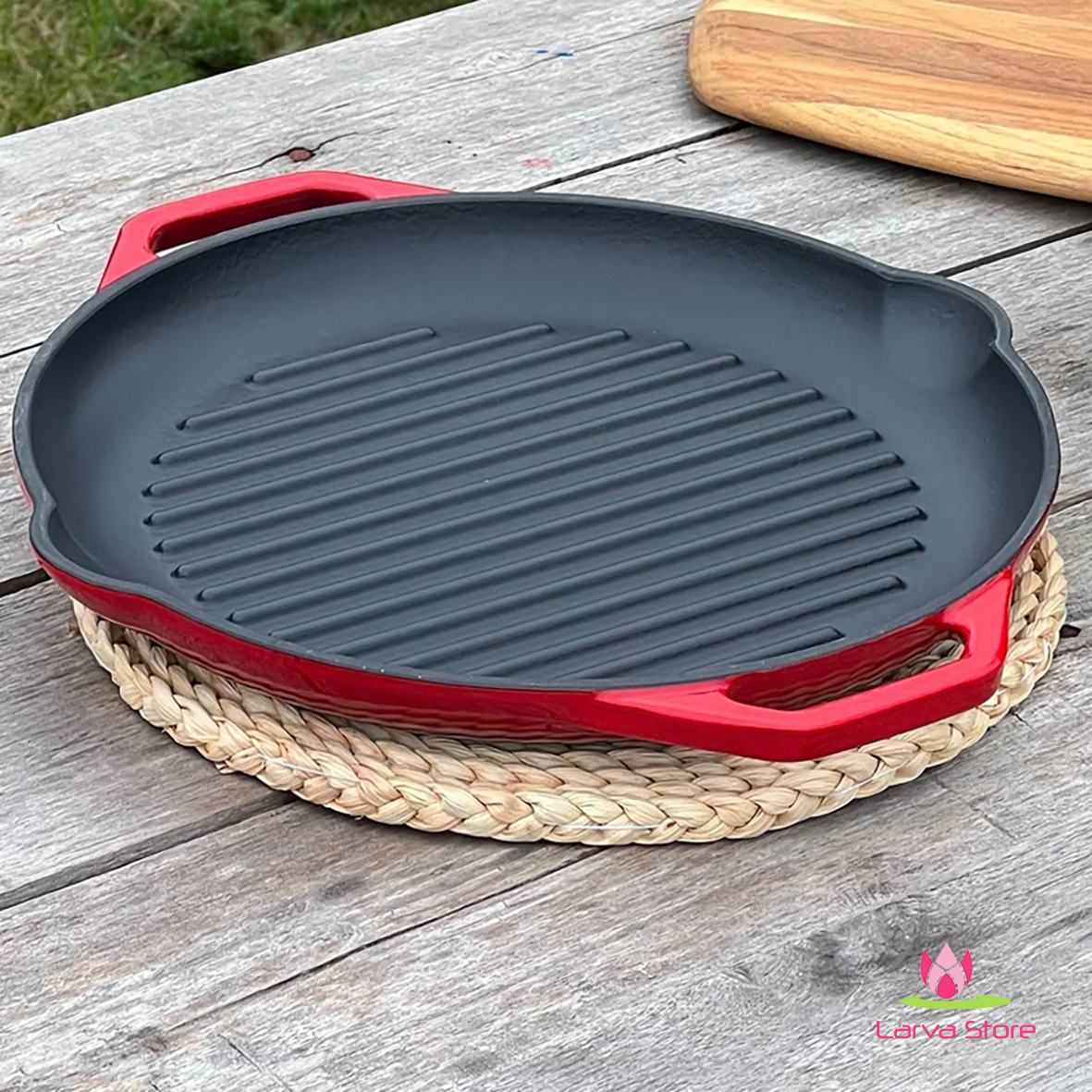 Chảo Gang Nướng Oceno 26cm