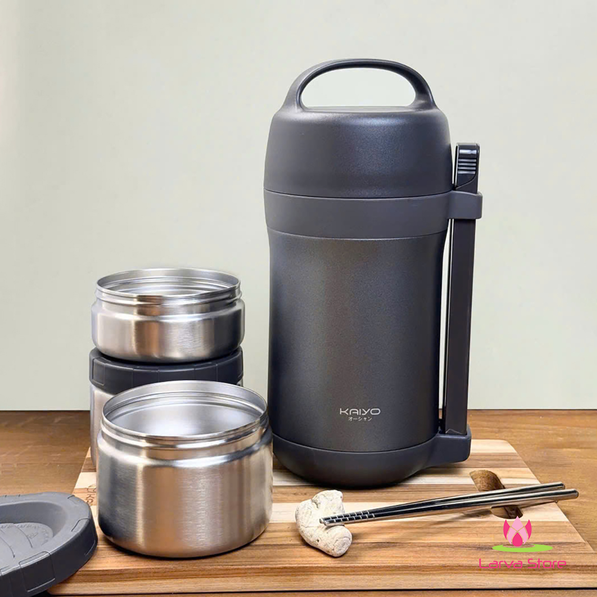bo hop com giu nhiet Kaiyo 1600ml