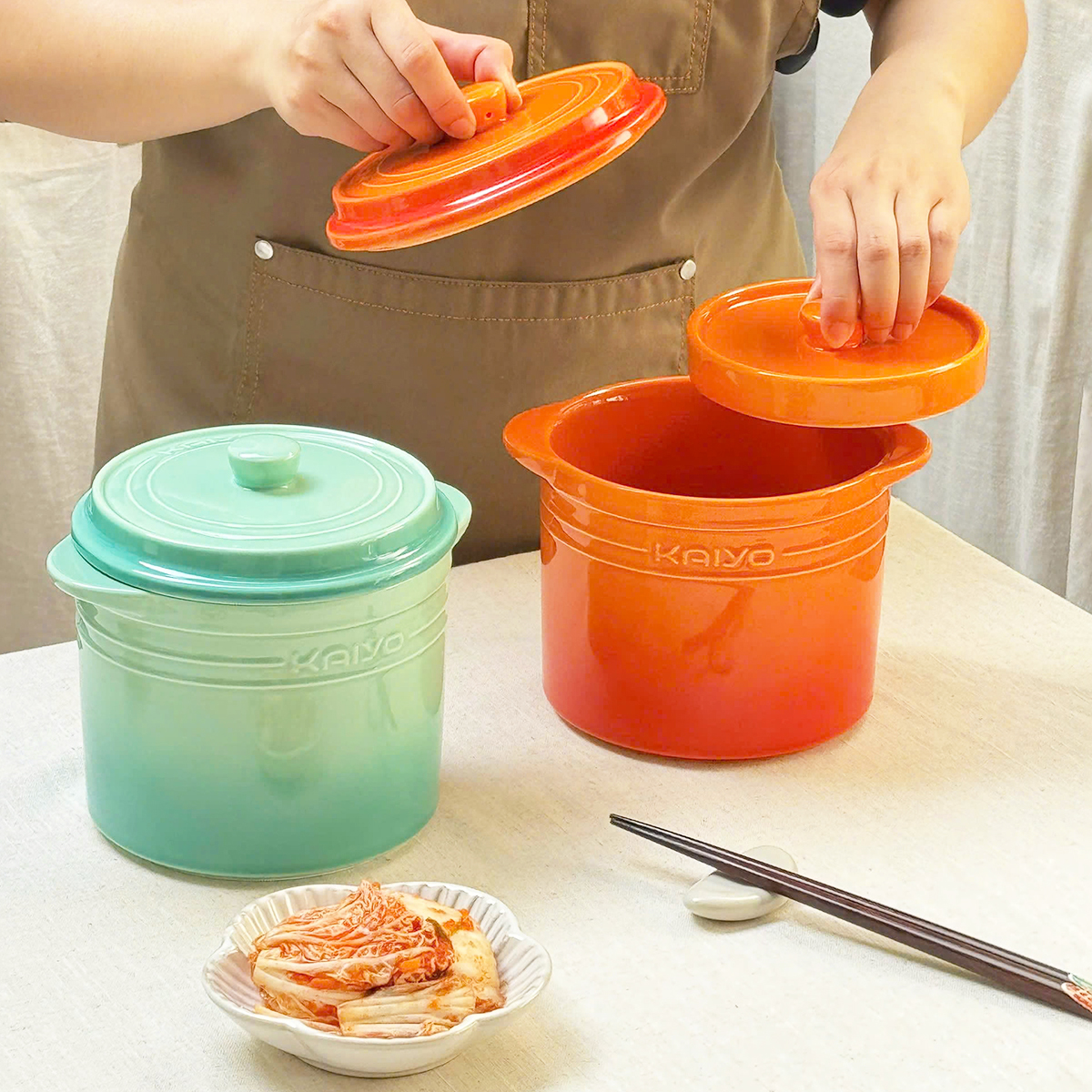 Hũ muối dưa cà Rainbow Kaiyo 1.5L