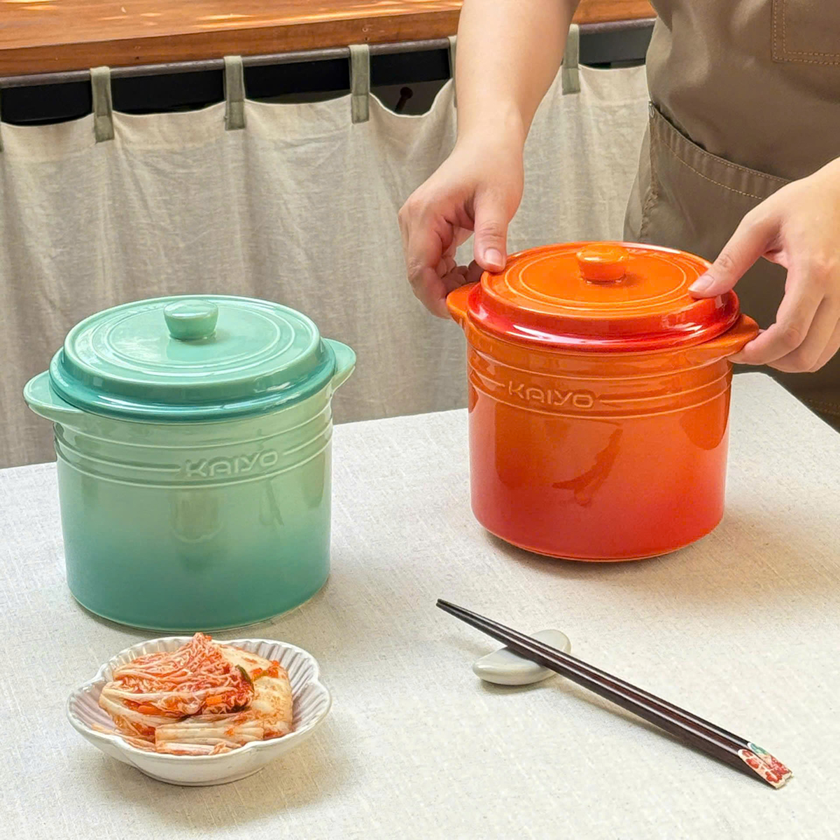 Hũ muối dưa cà Rainbow Kaiyo 1.5L