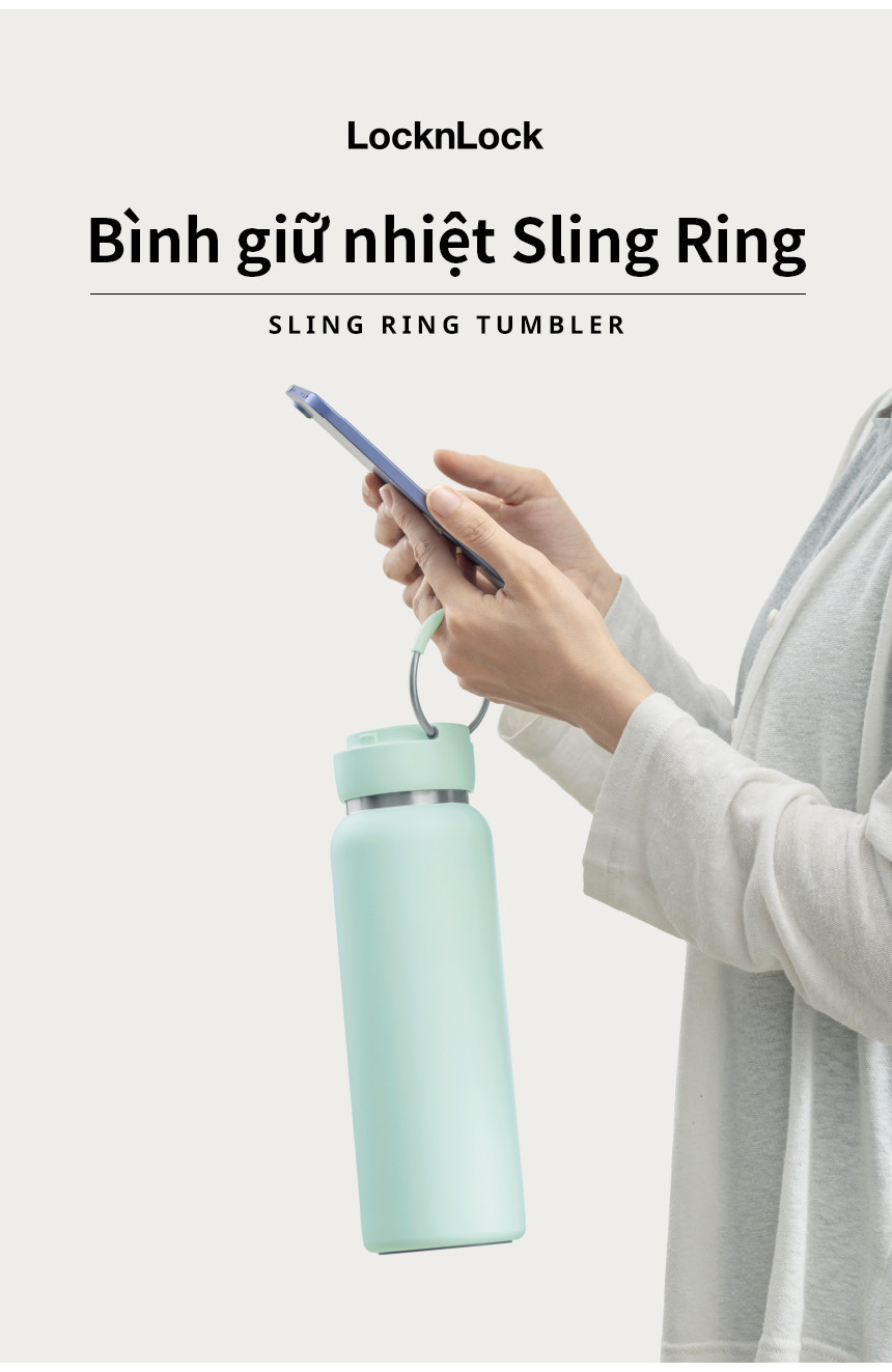 LocknLock Sling Ring Tumbler LHC4322 800ml