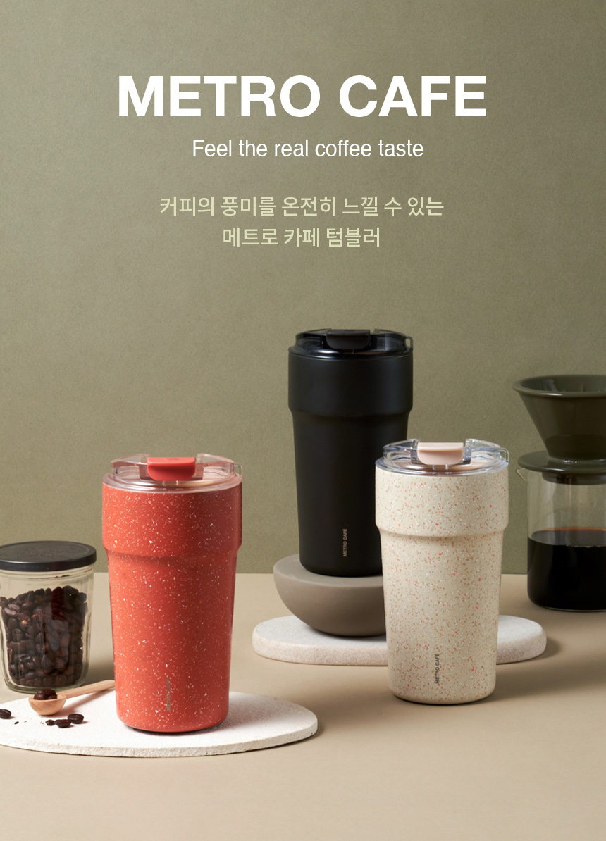 Bình giữ nhiệt LocknLock Metro Cafe LHC4359 - 650ml | LHC4357 - 500ml lòng phủ sứ giữ nguyên hương vị đồ uống