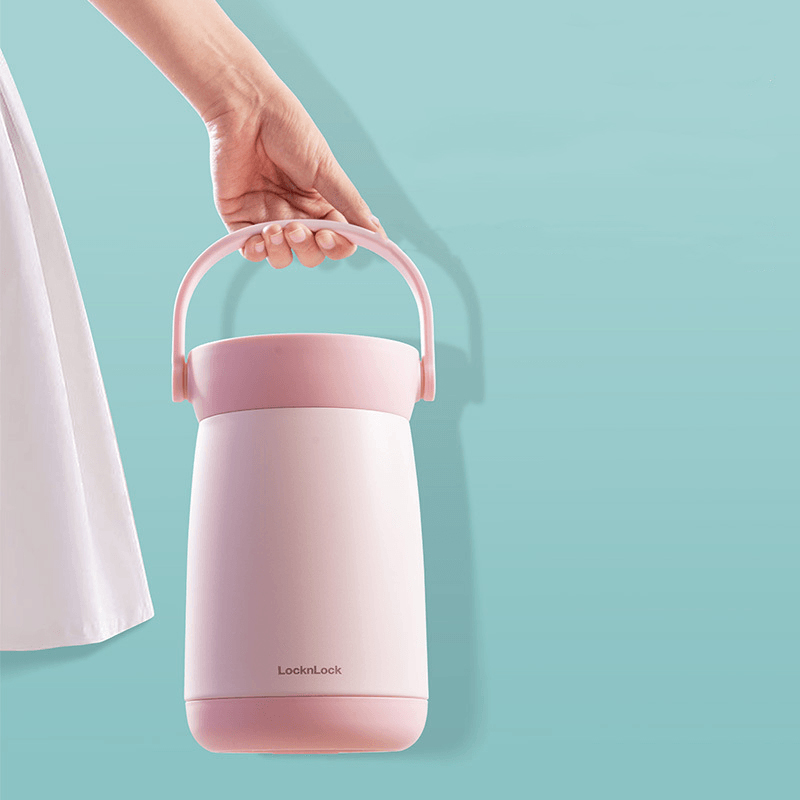 Bình giữ nhiệt đựng thức ăn LocknLock inox 304 Mushroom LHC8049 1.6L