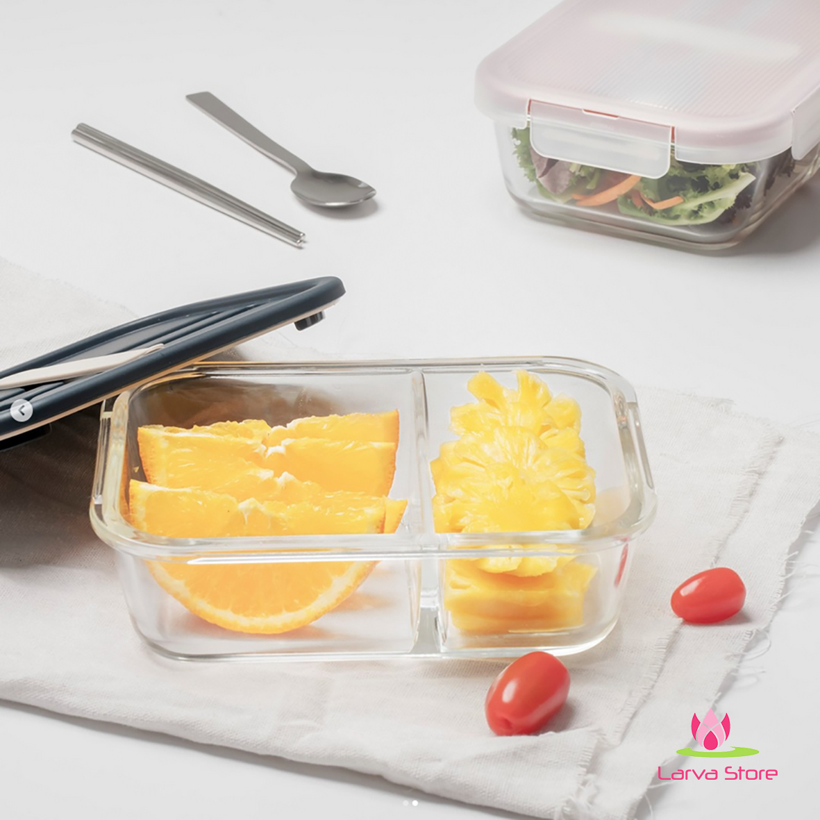 Hộp Cơm Thủy Tinh LocknLock LLG991CLNVY 930ml