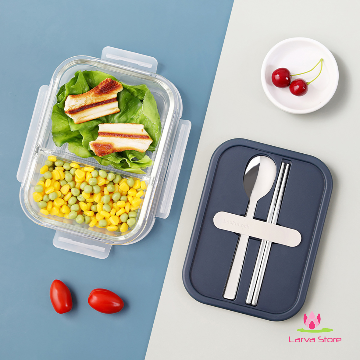 Hộp Cơm Thủy Tinh LocknLock LLG991CLNVY 930ml