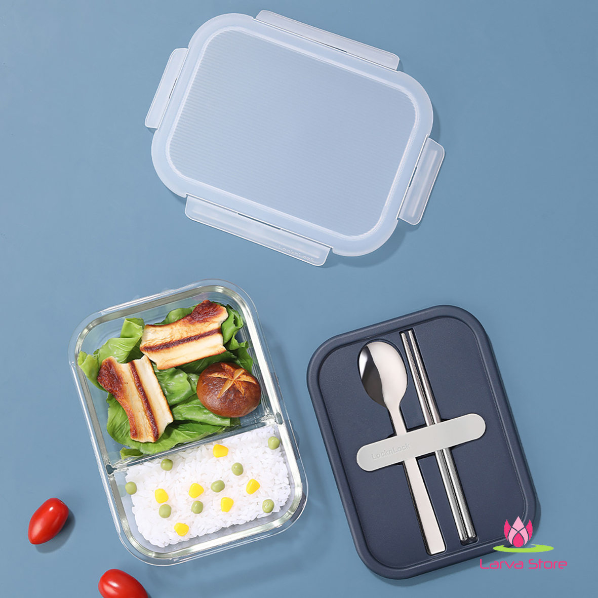 Hộp Cơm Thủy Tinh LocknLock LLG991CLNVY 930ml