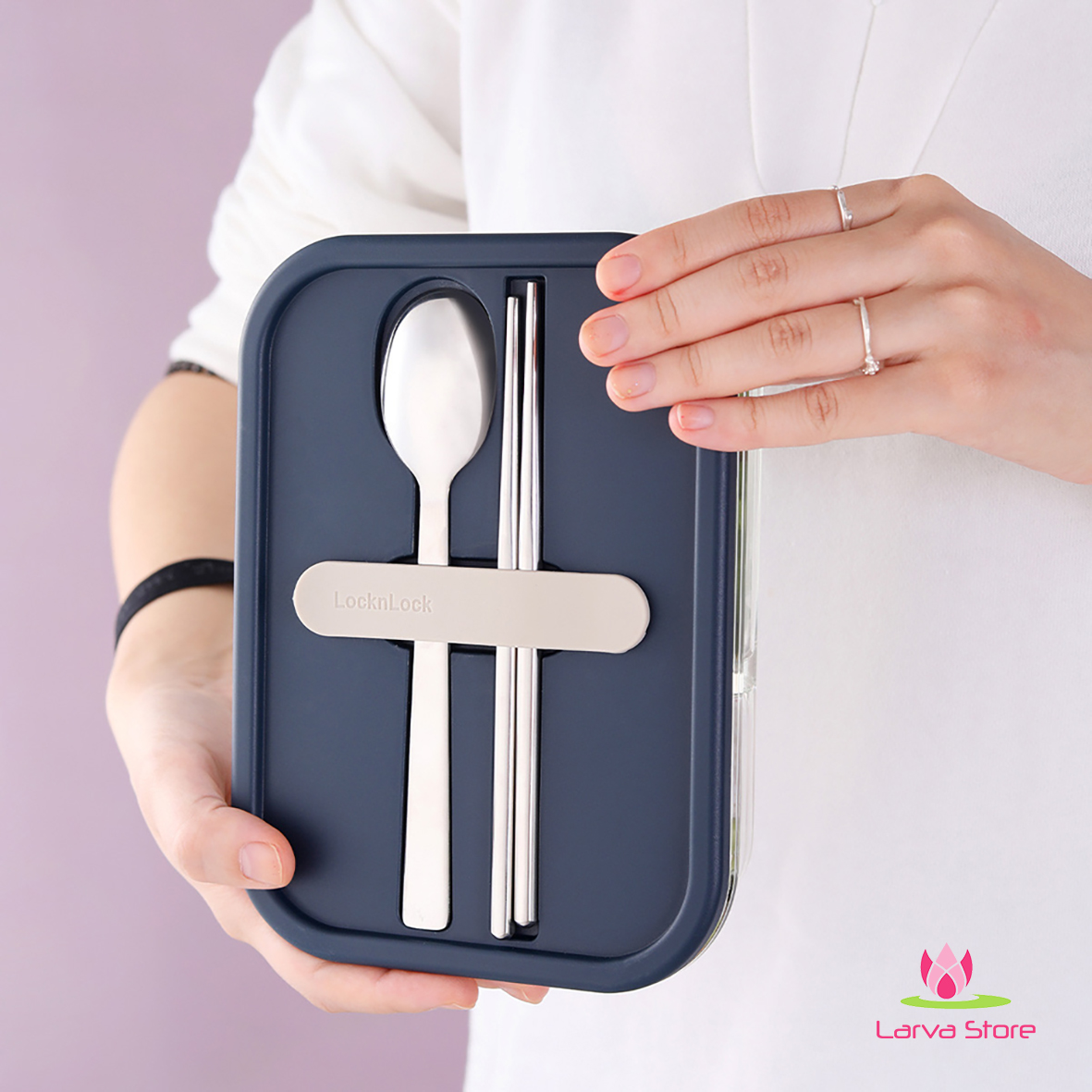 Hộp Cơm Thủy Tinh LocknLock LLG991CLNVY 930ml