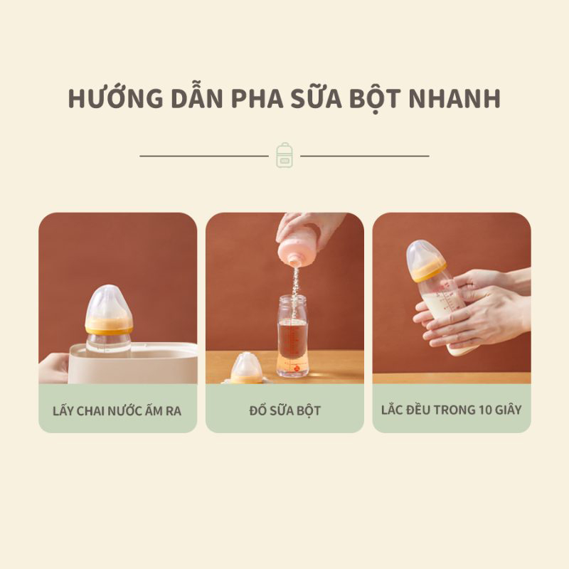 Máy hâm sữa tiệt trùng Bear BW-4H03M