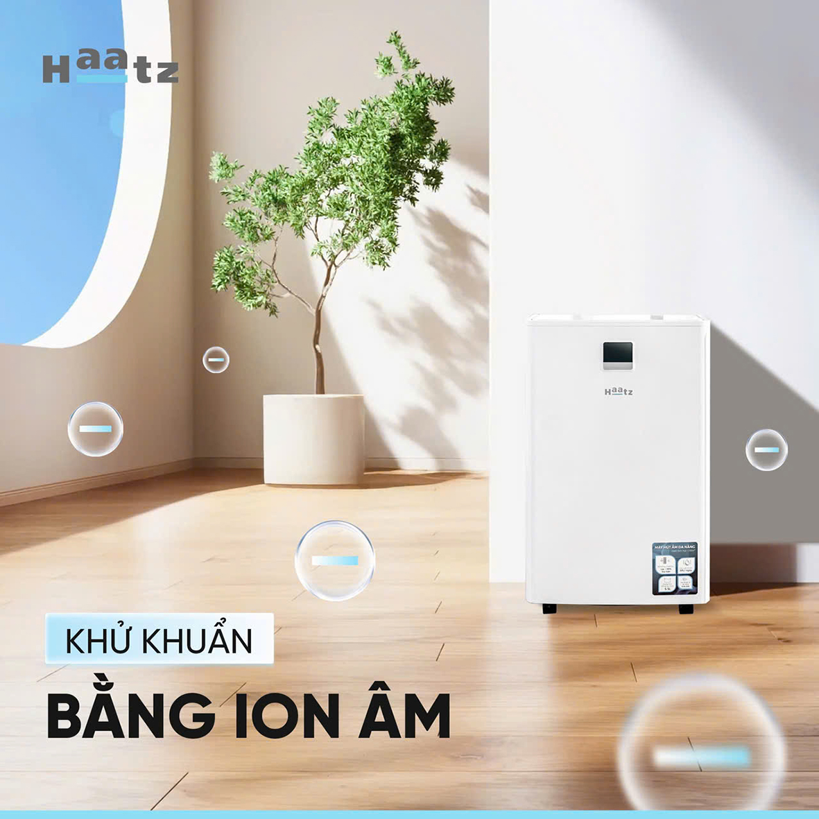 Máy hút ẩm Haatz V9 - Công suất hút 30L/ngày