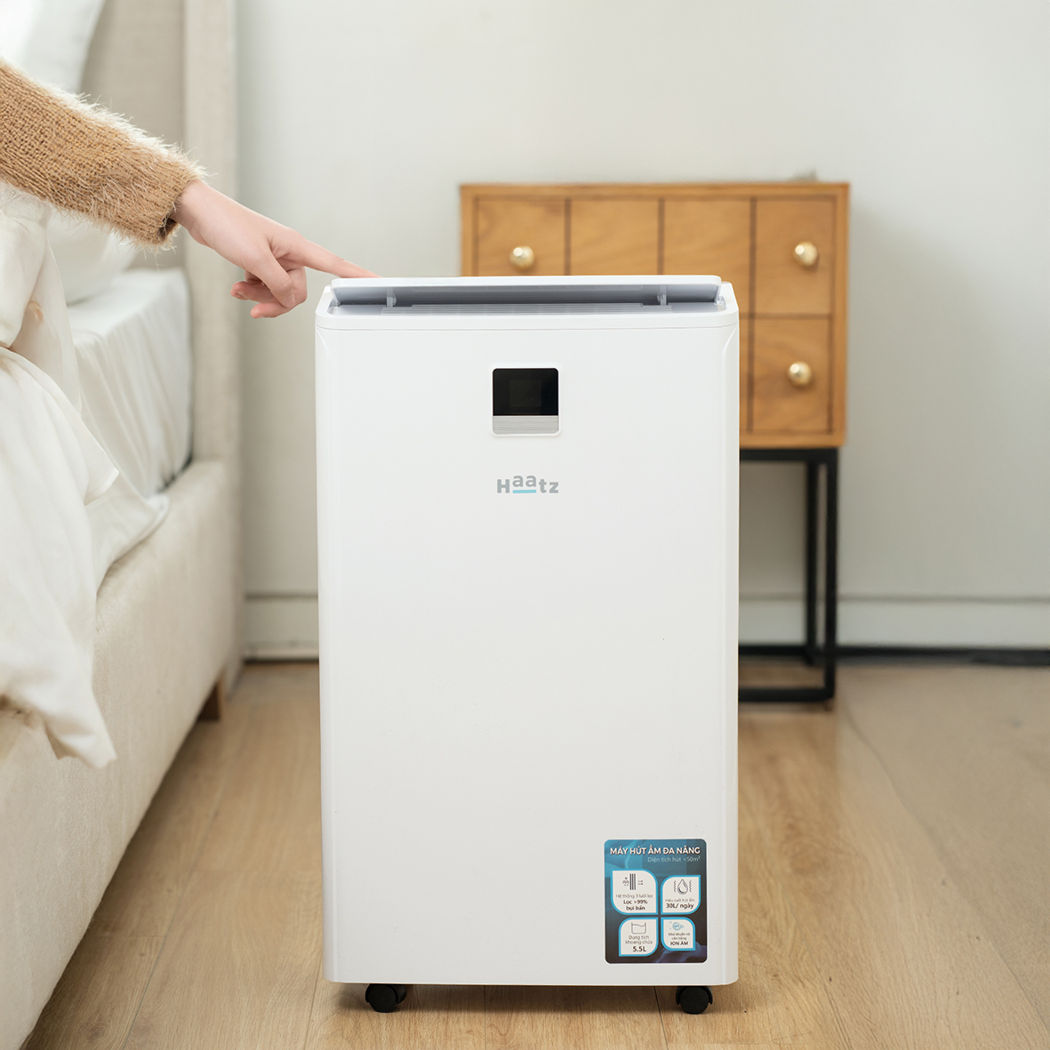 Máy hút ẩm Haatz V9 - Công suất hút 30L/ngày