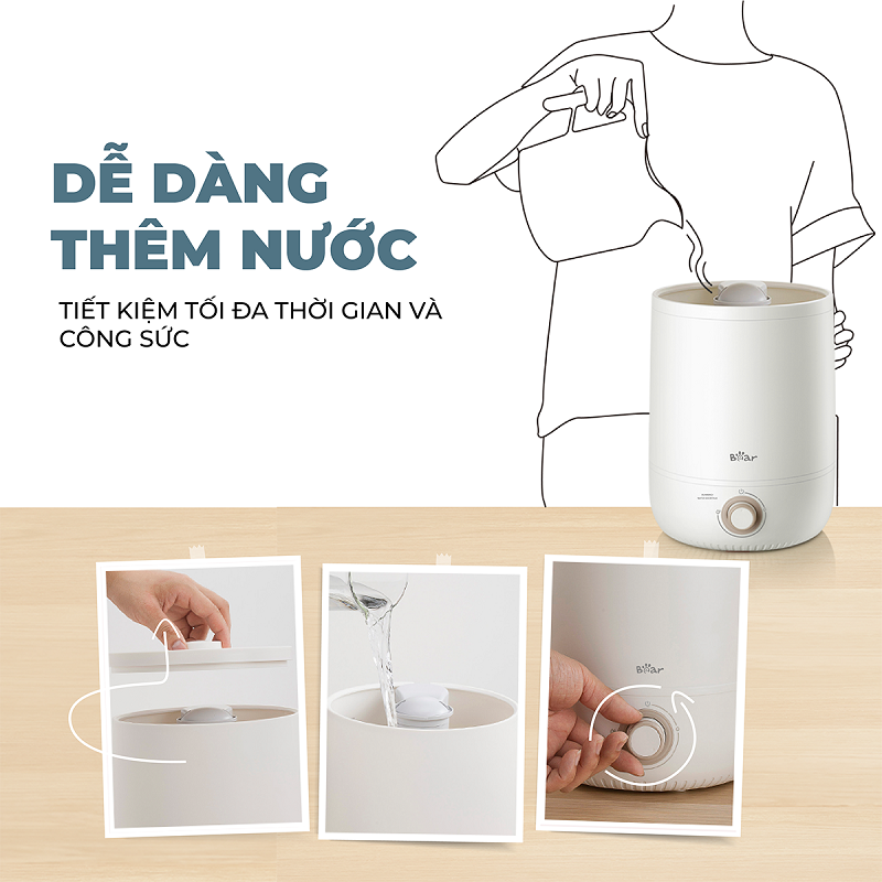 Máy Phun Sương Tạo Ẩm Bear JSQ-C45U1