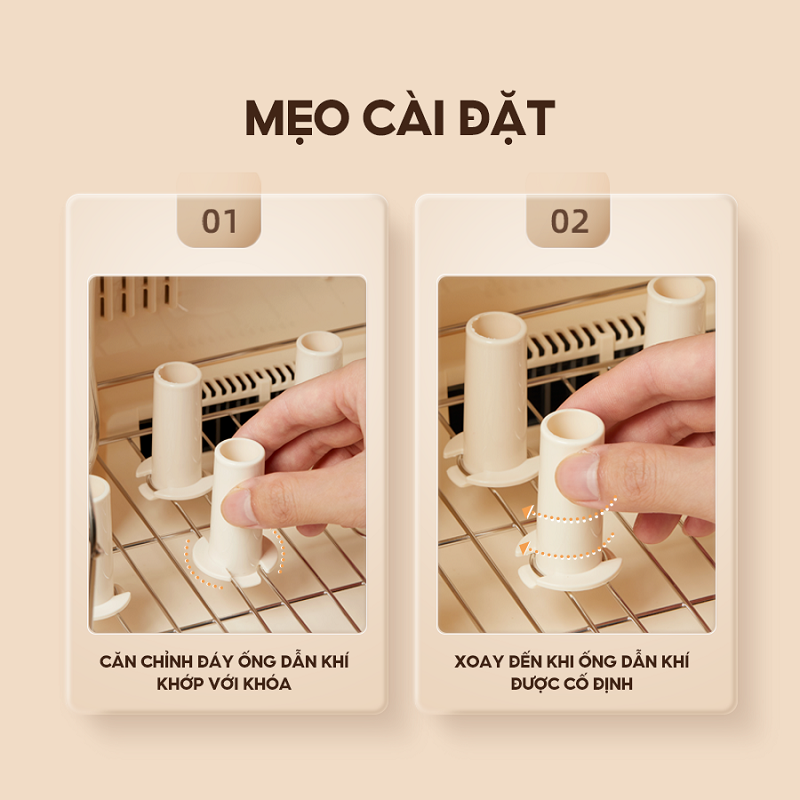 Máy tiệt trùng bằng UV & sấy khô bình sữa Bear SB-MTT20 18 Lít