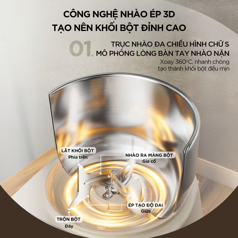 Máy trộn bột Bear 5L SM-5H50Z68