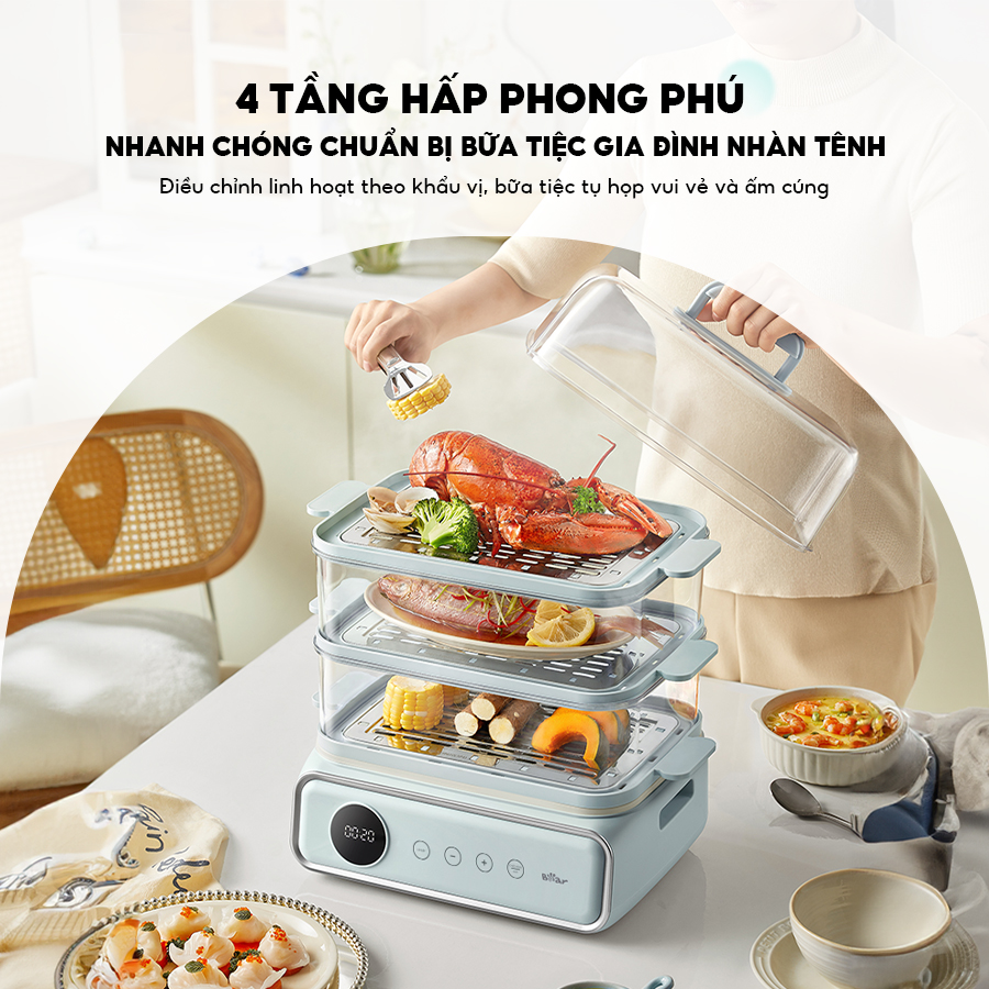 Nồi hấp Bear DZG-P20W7