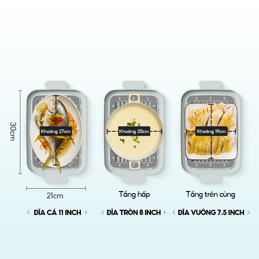 Nồi hấp Bear DZG-P20W7