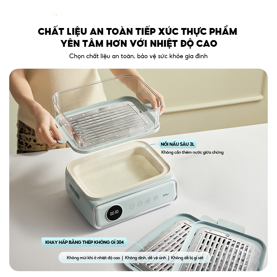 Nồi hấp Bear DZG-P20W7