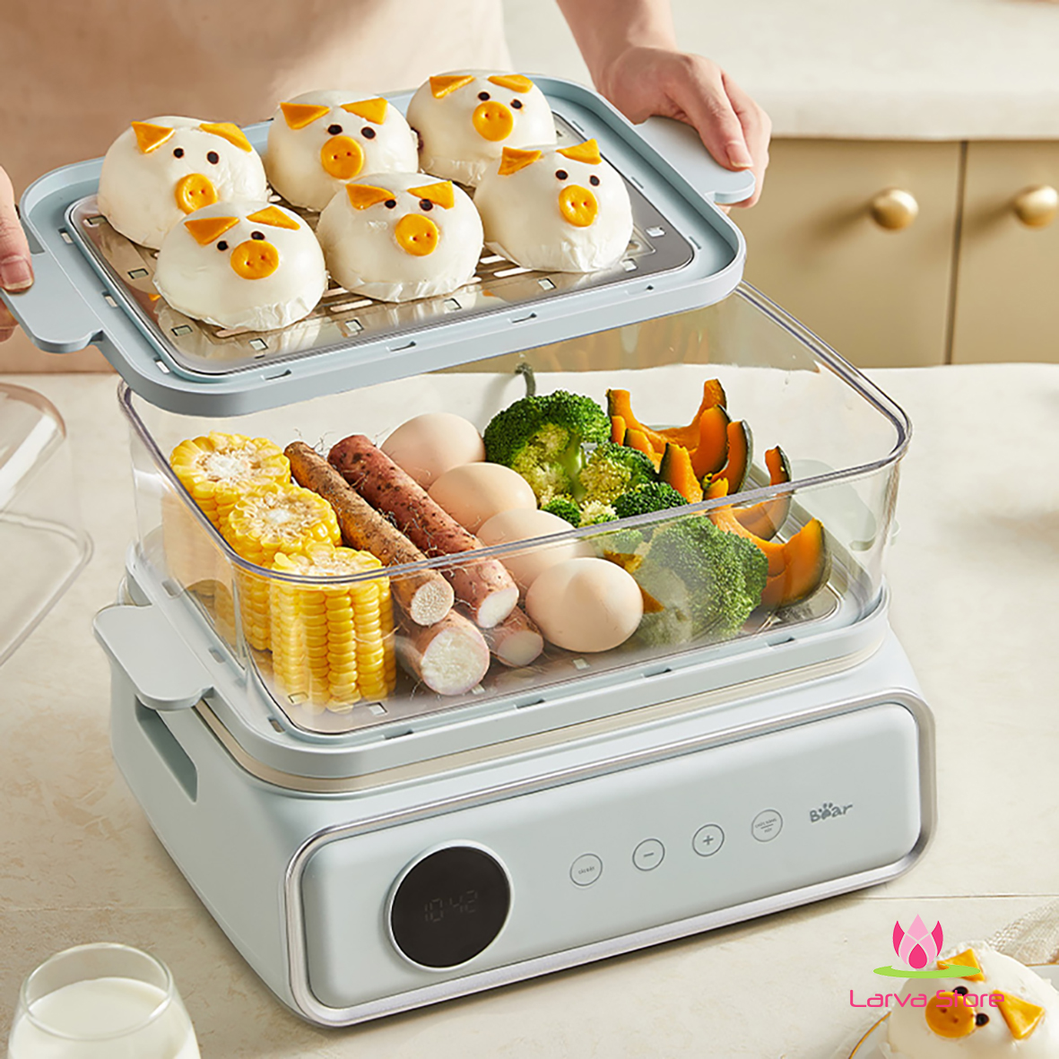 Nồi hấp Bear DZG-P20W7