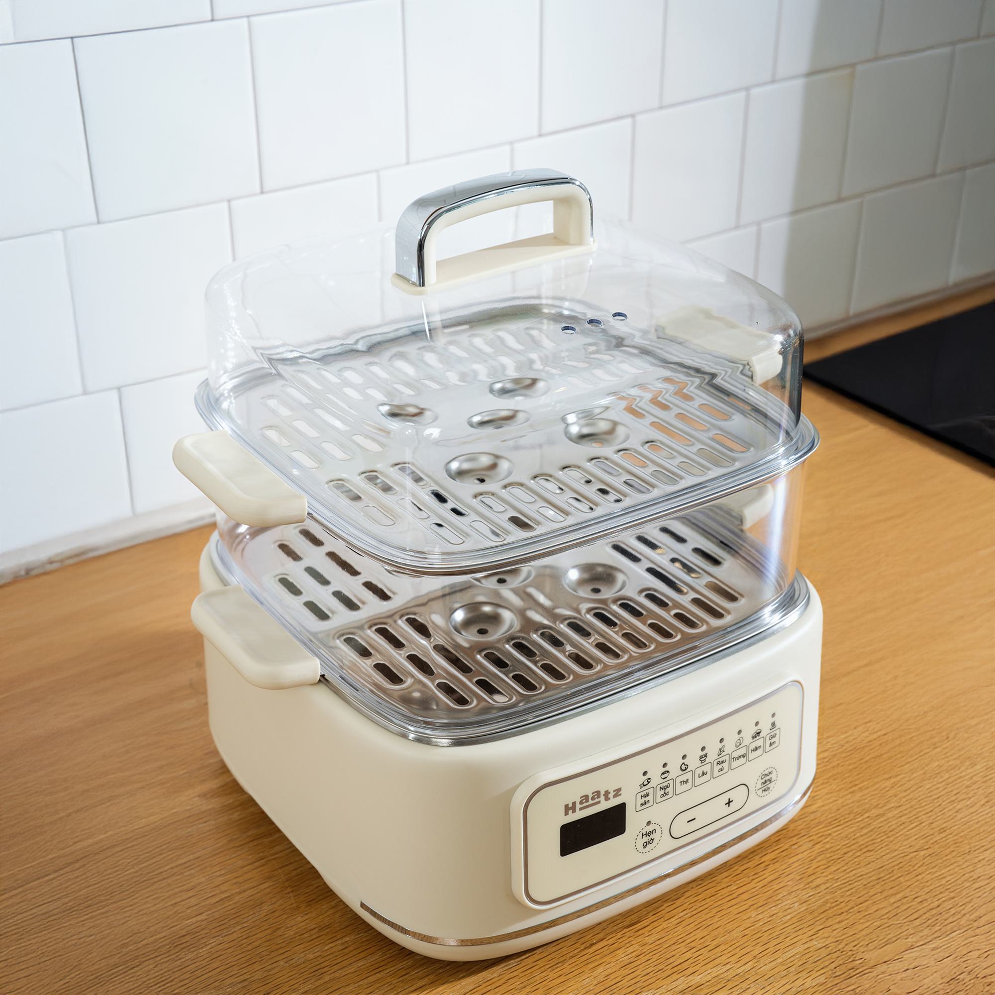 Nồi lẩu hấp đa năng Haatz CIM371 10 lít 8 chức năng hấp