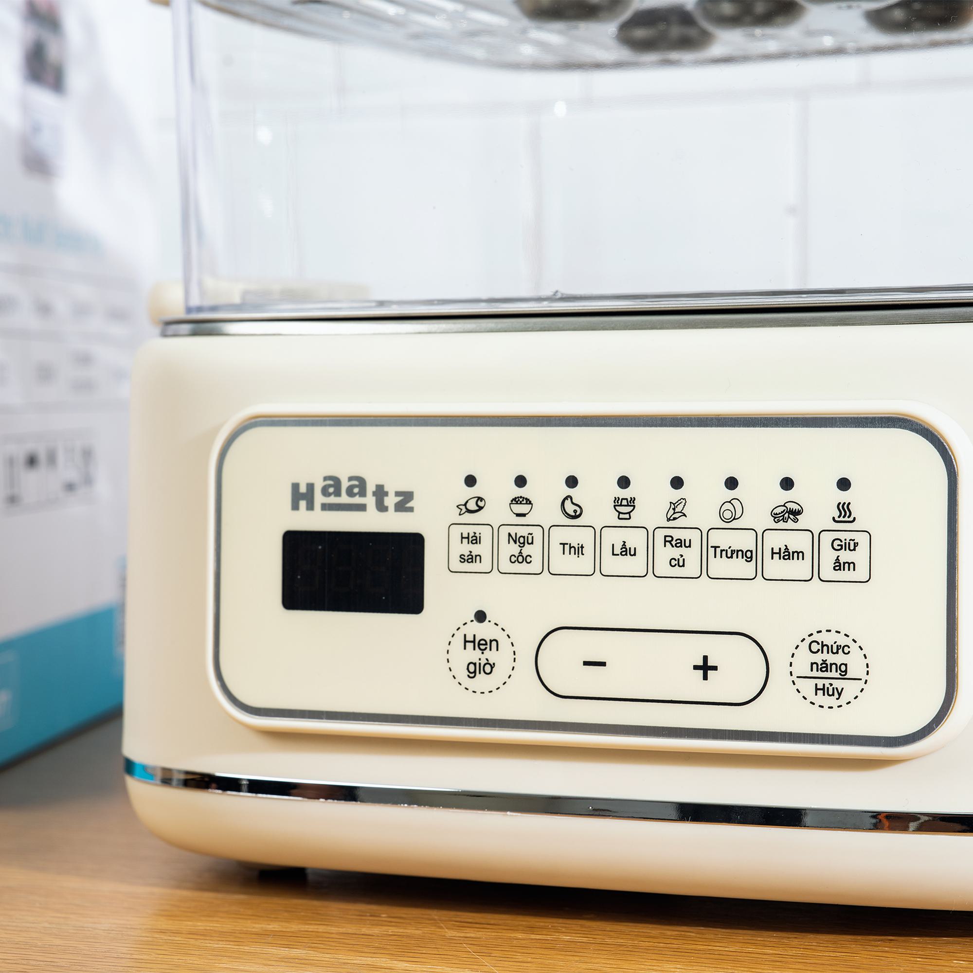 Nồi lẩu hấp đa năng Haatz CIM371 10 lít 8 chức năng hấp
