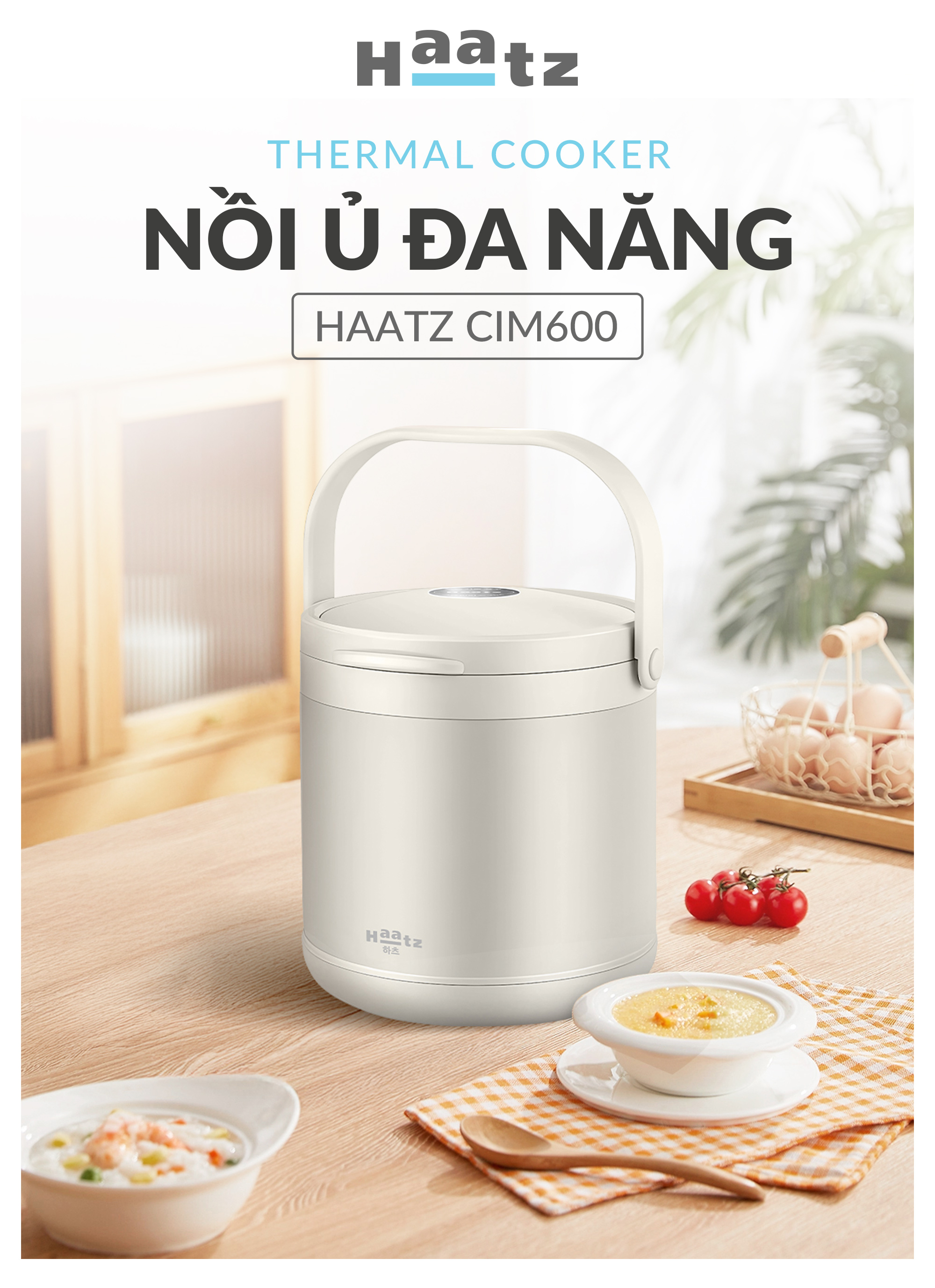 Nồi ủ chân không Haat CIM600