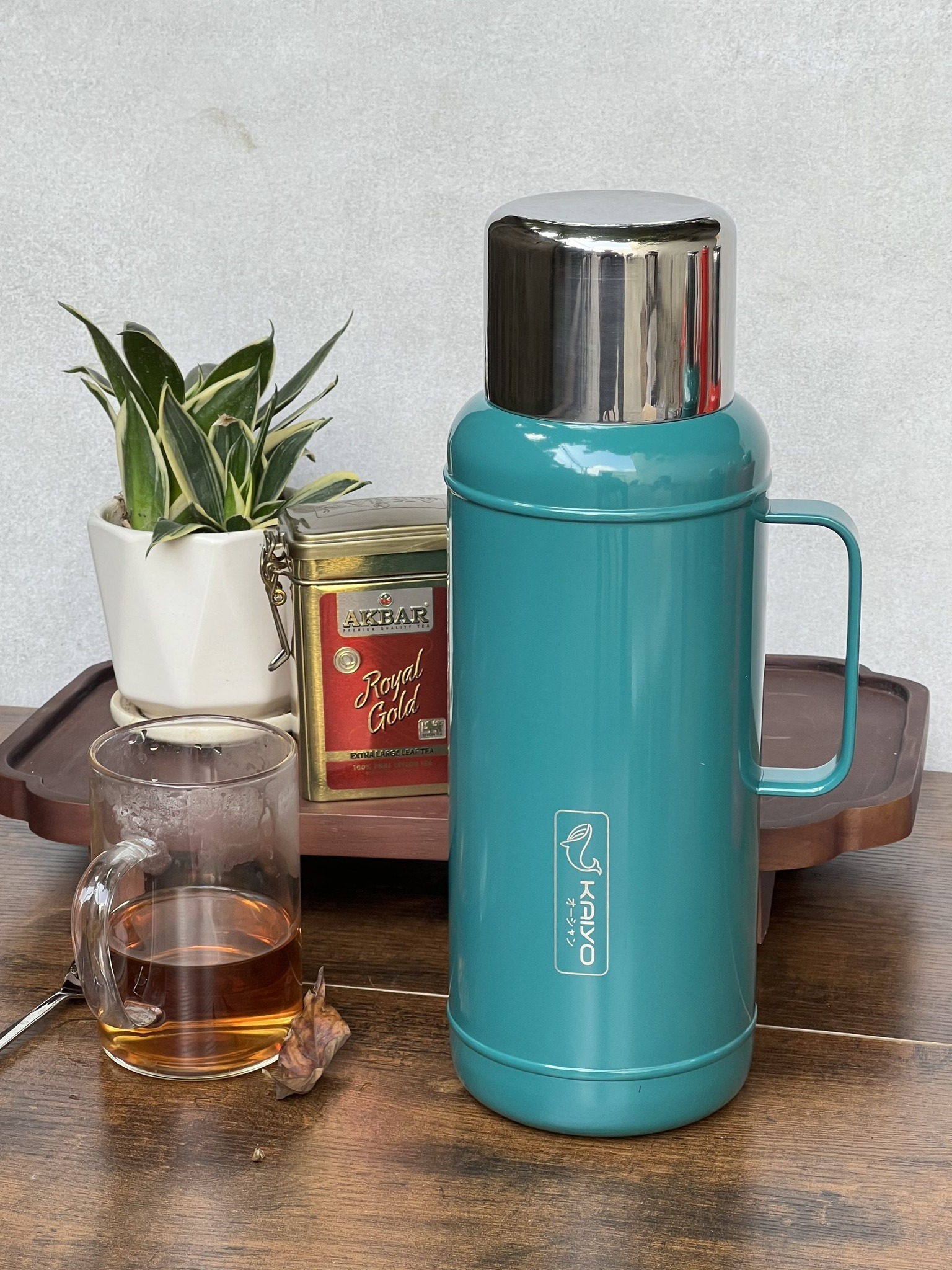 Phich giu nhiet inox Kaiyo 2.2L