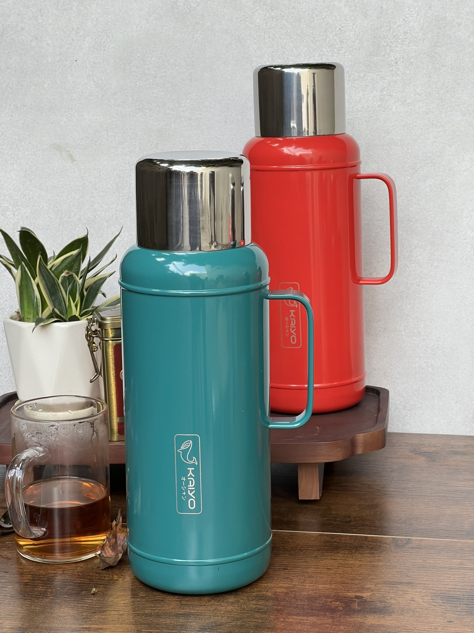 Phich giu nhiet inox Kaiyo 2.2L