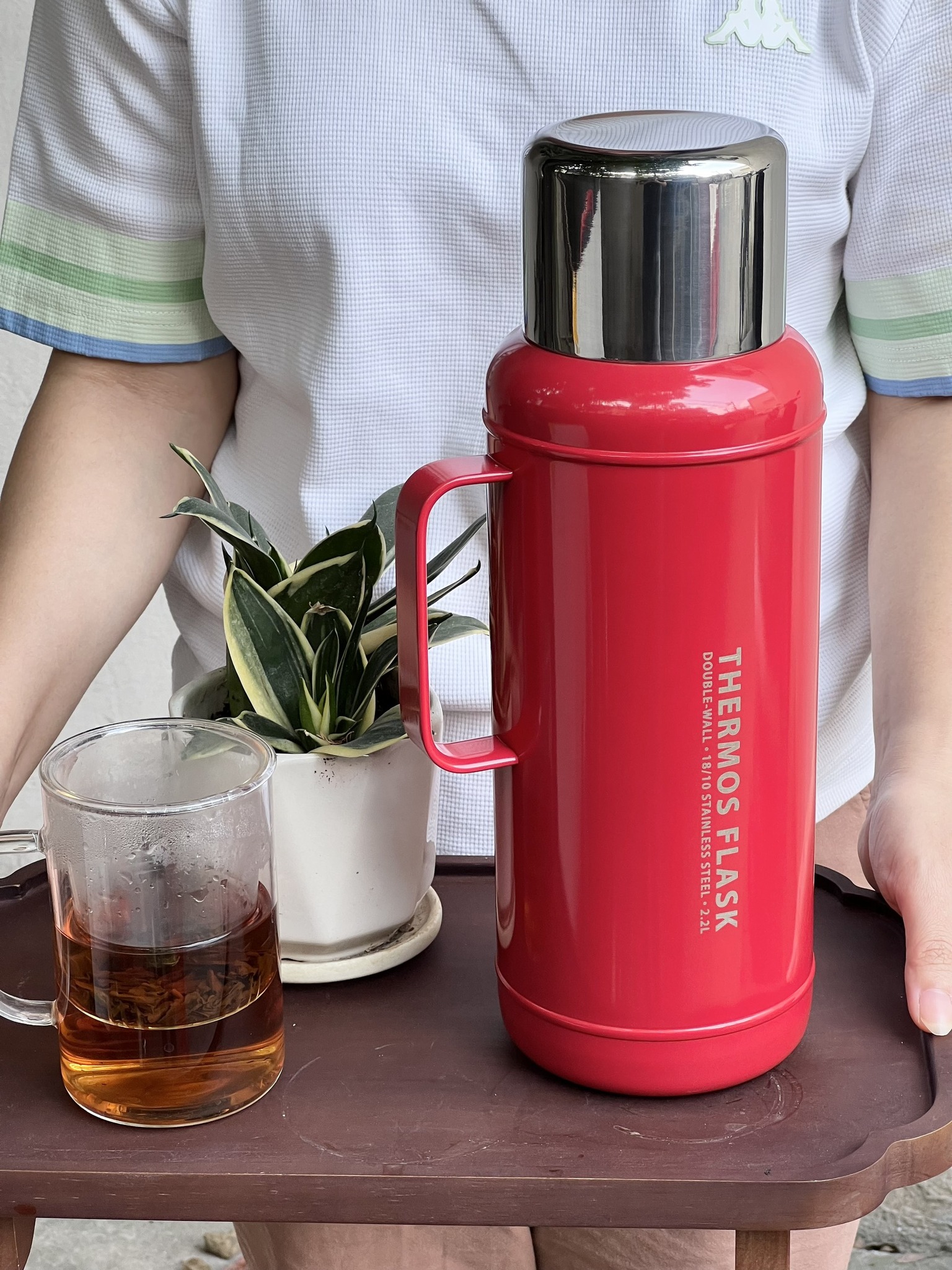 Phich giu nhiet inox Kaiyo 2.2L